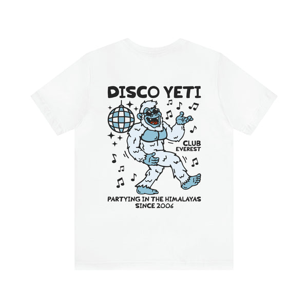 Disco Yeti Bella Canvas Unisex Jersey Short Sleeve Tee