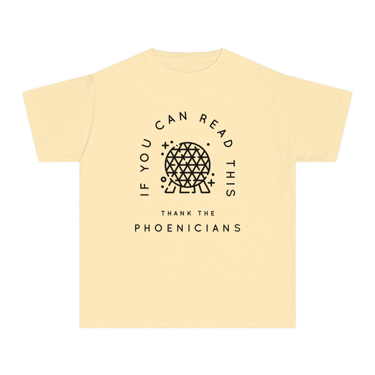 If You Can Read This Thank The Phoenicians Comfort Colors Youth Midweight Tee