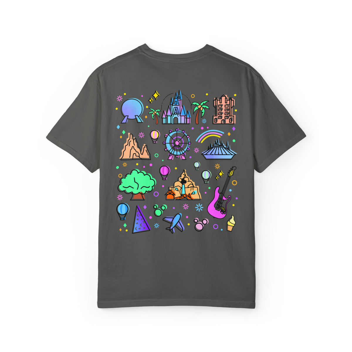 Meet Me At My Happy Place Comfort Colors Unisex Garment-Dyed T-shirt