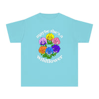 Maybe She’s A Wildflower Comfort Colors Youth Midweight Tee