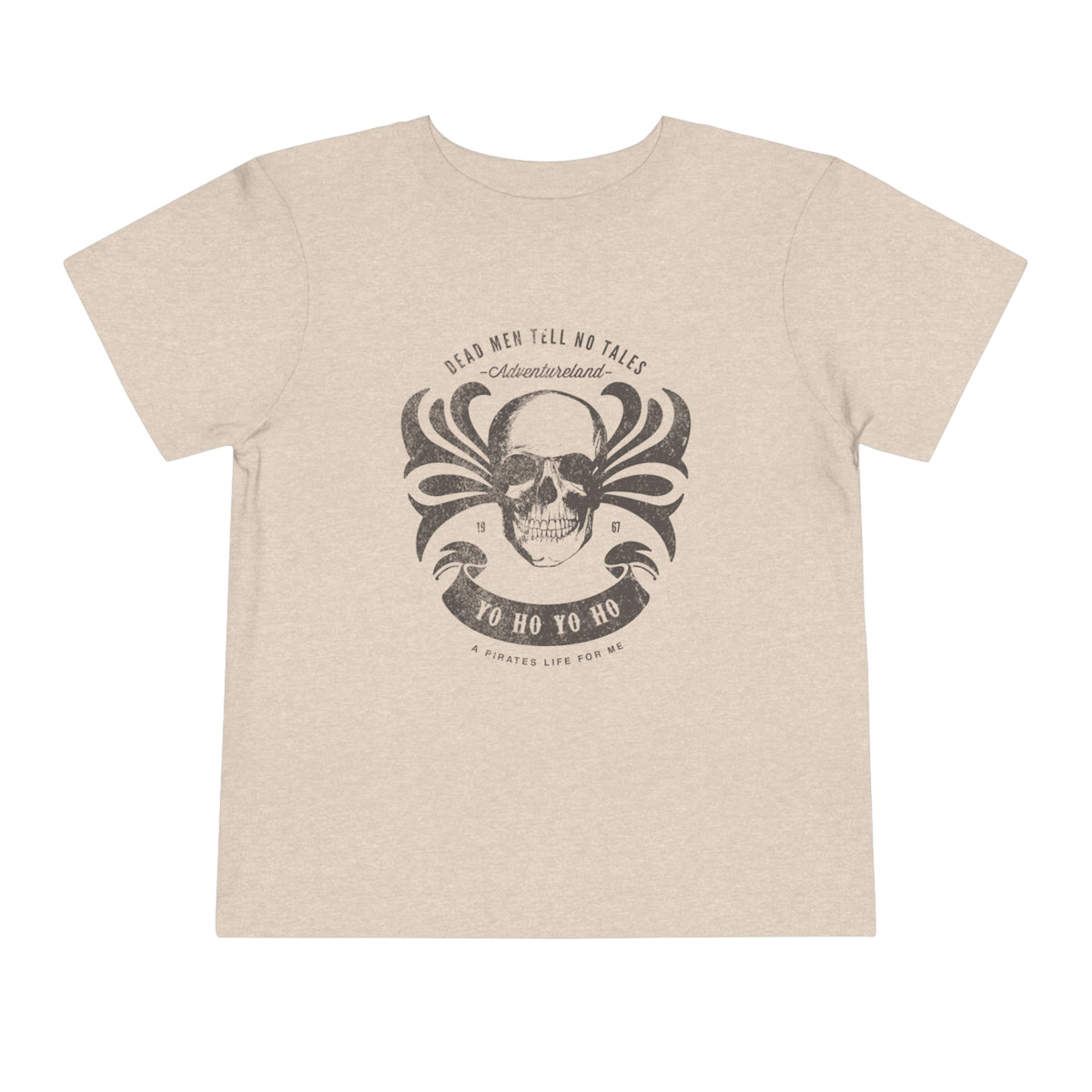 Dead Men Tell No Tales Bella Canvas Toddler Short Sleeve Tee