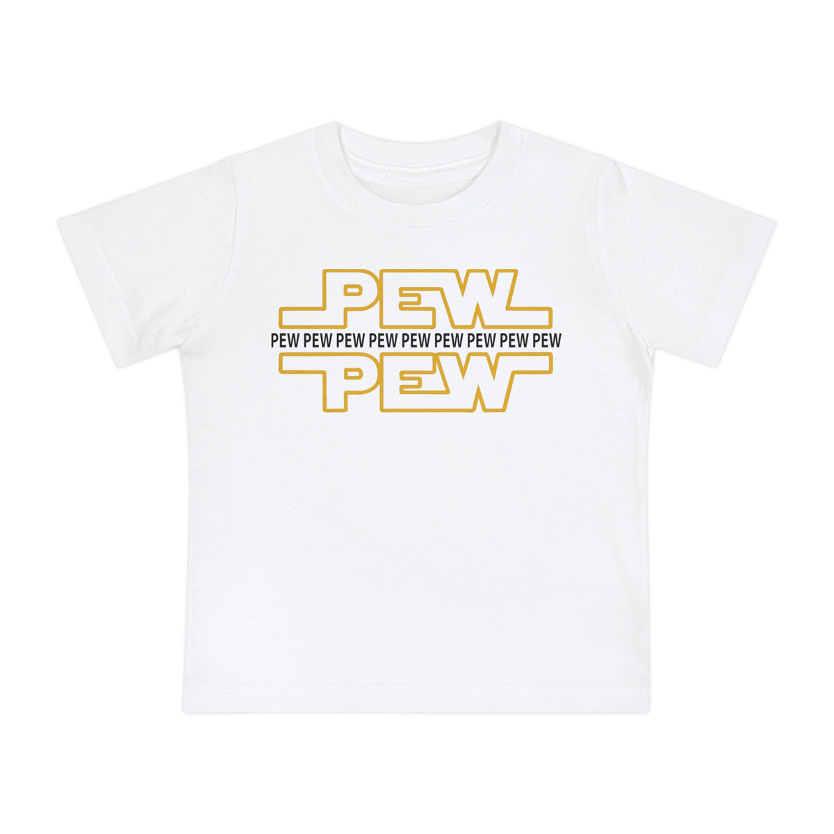 PEW PEW PEW Bella Canvas Baby Short Sleeve T-Shirt