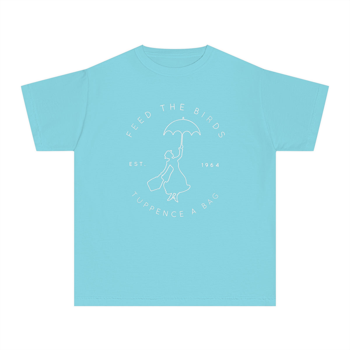 Feed the Birds Tuppence A Bag Comfort Colors Youth Midweight Tee