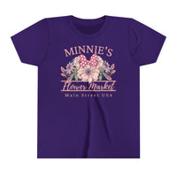 Minnie's Flower Market Bella Canvas Youth Short Sleeve Tee