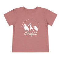 Making Spirits Bright Bella Canvas Toddler Short Sleeve Tee