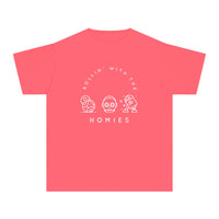 Rollin’ With The Homies Comfort Colors Youth Midweight Tee
