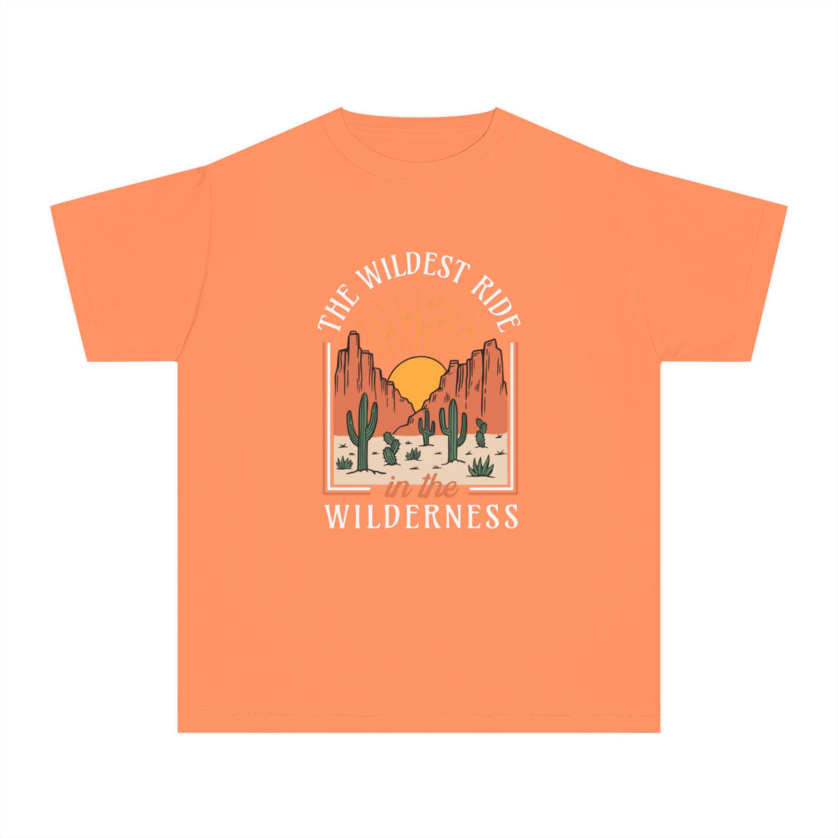The Wildest Ride In The Wilderness Comfort Colors Youth Midweight Tee