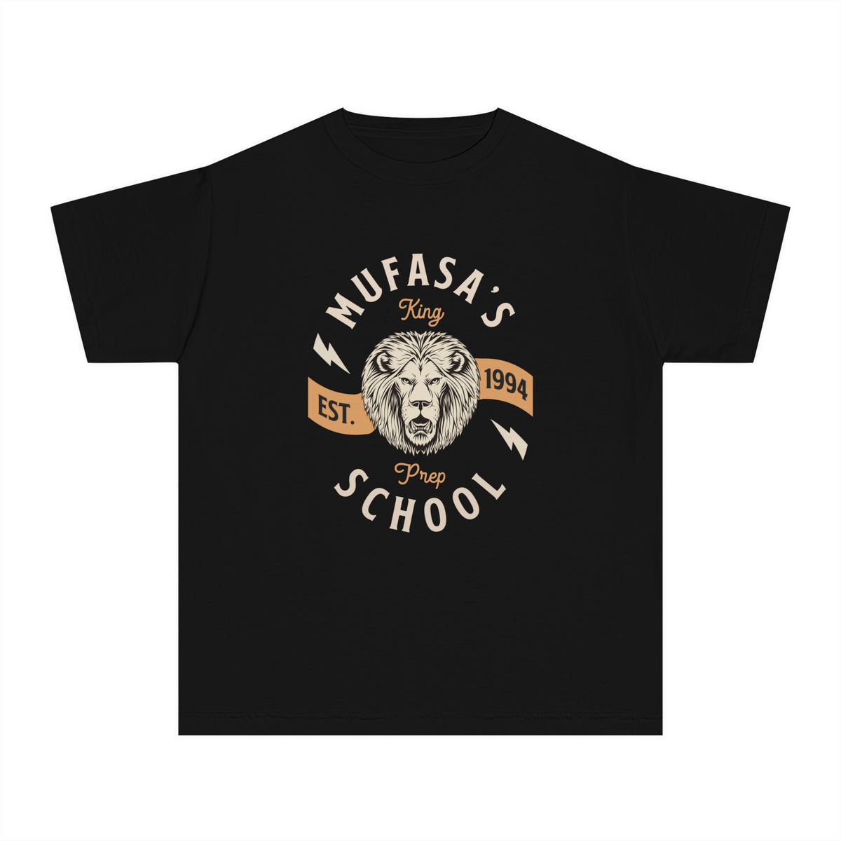 Mufasa's Prep School Comfort Colors Youth Midweight Tee