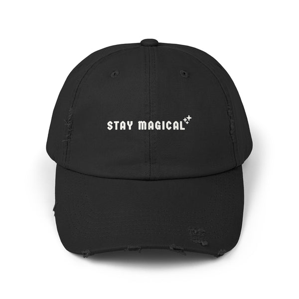 Stay Magical Unisex Distressed Cap