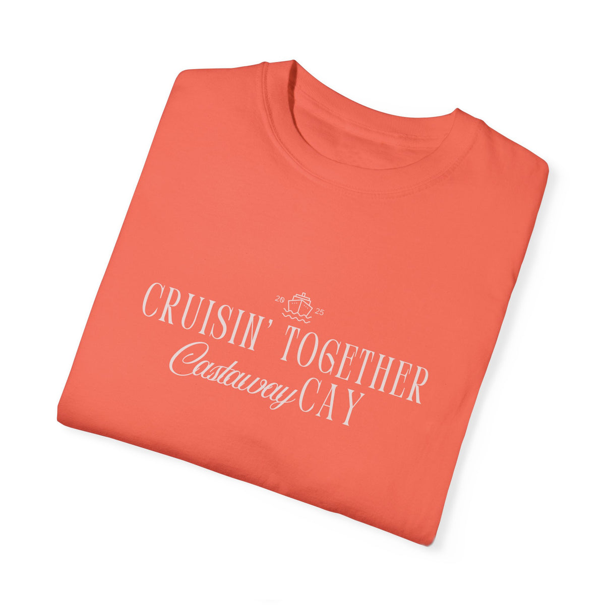 Cruisin' Together Castaway Cay Comfort Colors Unisex Garment-Dyed T-shirt