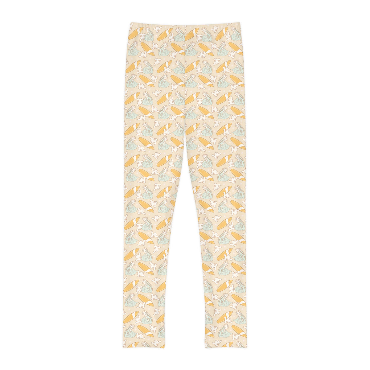 Surfing Mickey Youth Full-Length Leggings