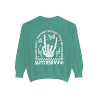 Motherhood Comfort Colors Unisex Garment-Dyed Sweatshirt