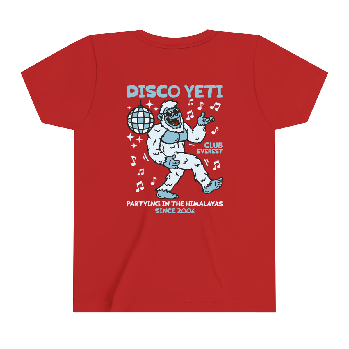 Disco Yeti Bella Canvas Youth Short Sleeve Tee