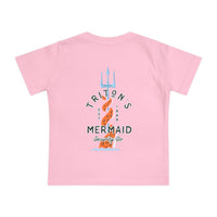 Triton's Mermaid Security Bella Canvas Baby Short Sleeve T-Shirt