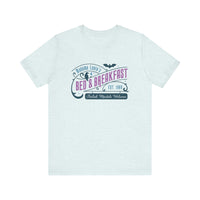 Madame Leota’s Bed and Breakfast Teal Bella Canvas Unisex Jersey Short Sleeve Tee