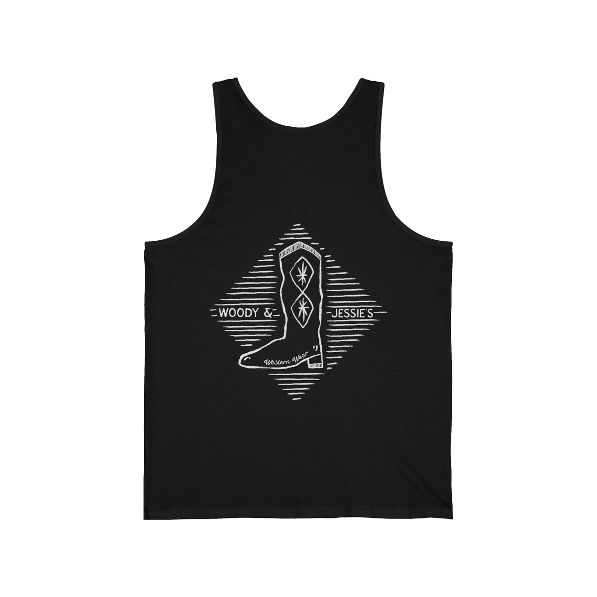 Woody & Jessie's Western Wear Bella Canvas Unisex Jersey Tank