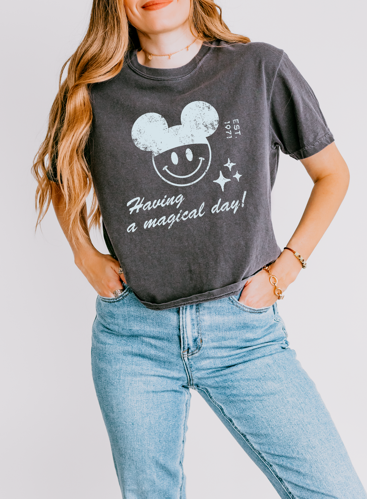 Having A Magical Day Comfort Colors Women's Boxy Tee