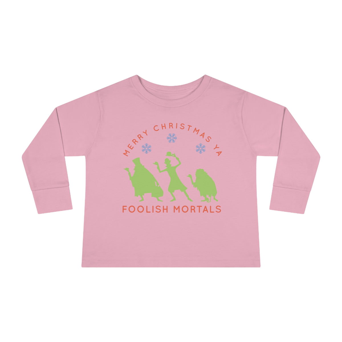 Merry Christmas Ya Foolish Mortals Rabbit Skins Toddler Long Sleeve Tee