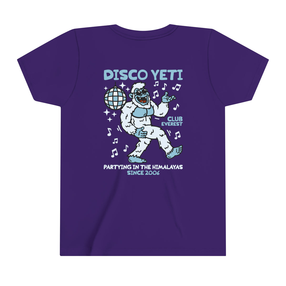 Disco Yeti Bella Canvas Youth Short Sleeve Tee