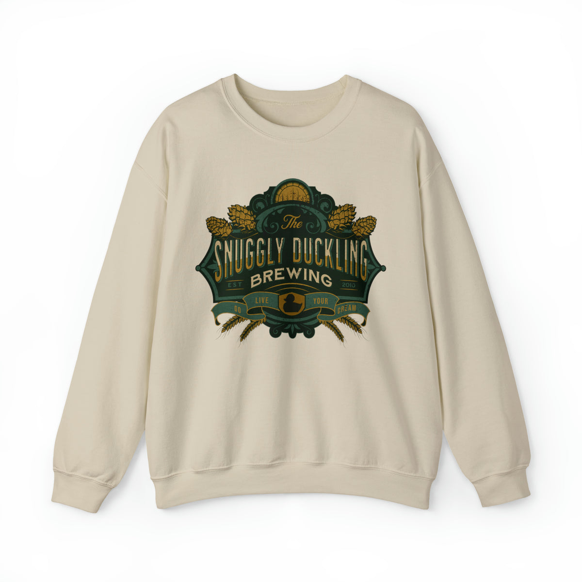The Snuggly Duckling Brewing Gildan Unisex Heavy Blend™ Crewneck Sweatshirt