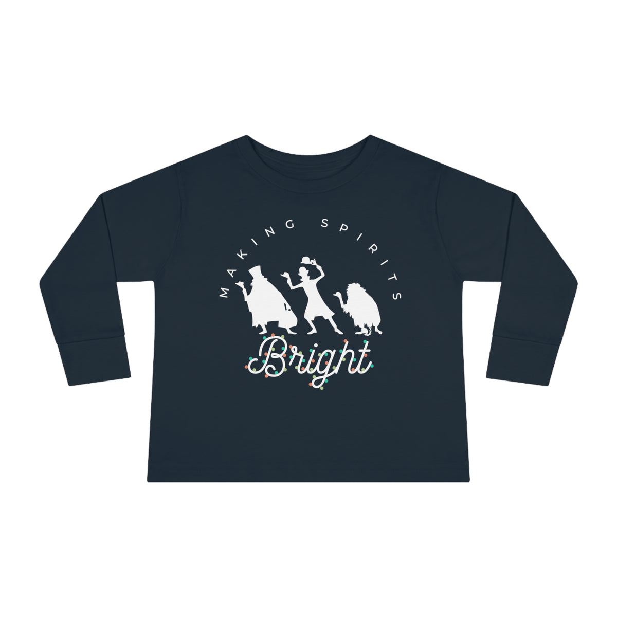 Making Spirits Bright Rabbit Skins Toddler Long Sleeve Tee