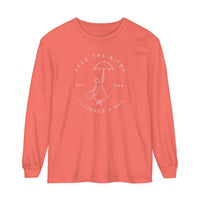 Feed The Birds Comfort Colors Unisex Garment-dyed Long Sleeve T-Shirt