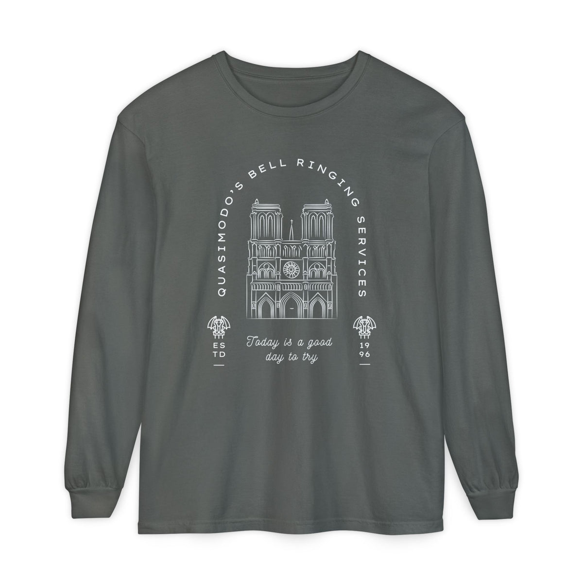 Quasimodo's Bell Ringing Services Comfort Colors Unisex Garment-dyed Long Sleeve T-Shirt