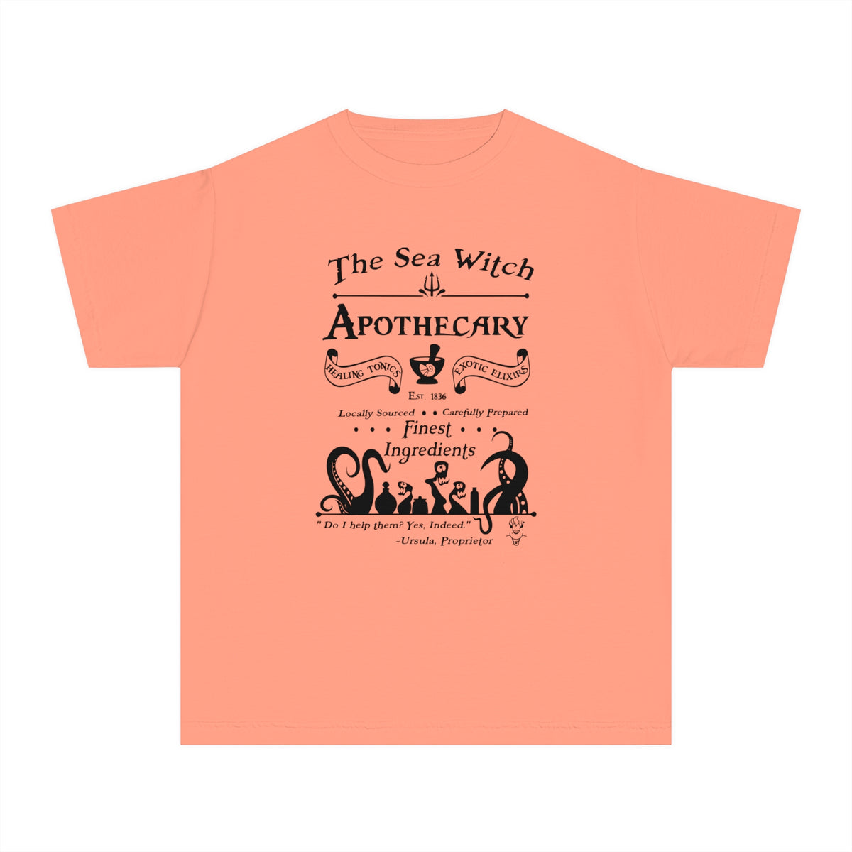 Sea Witch Apothecary Comfort Colors Youth Midweight Tee