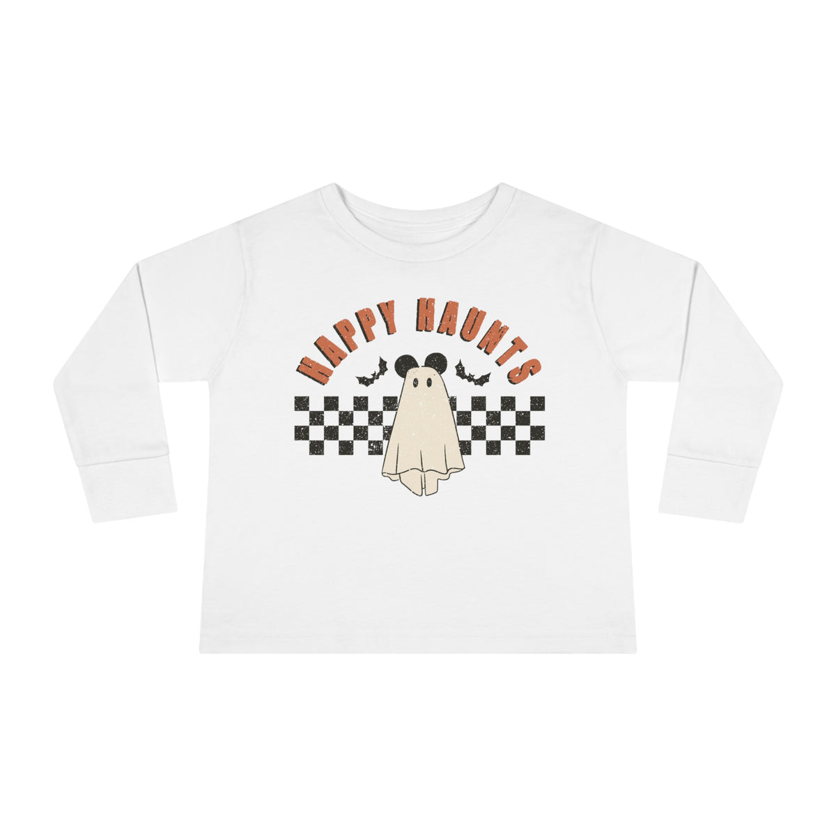 Happy Haunts Rabbit Skins Toddler Long Sleeve Tee