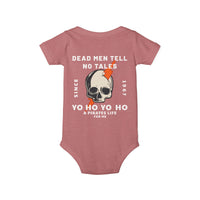Dead Men Tell No Tales Bella Canvas Infant Jersey One Piece