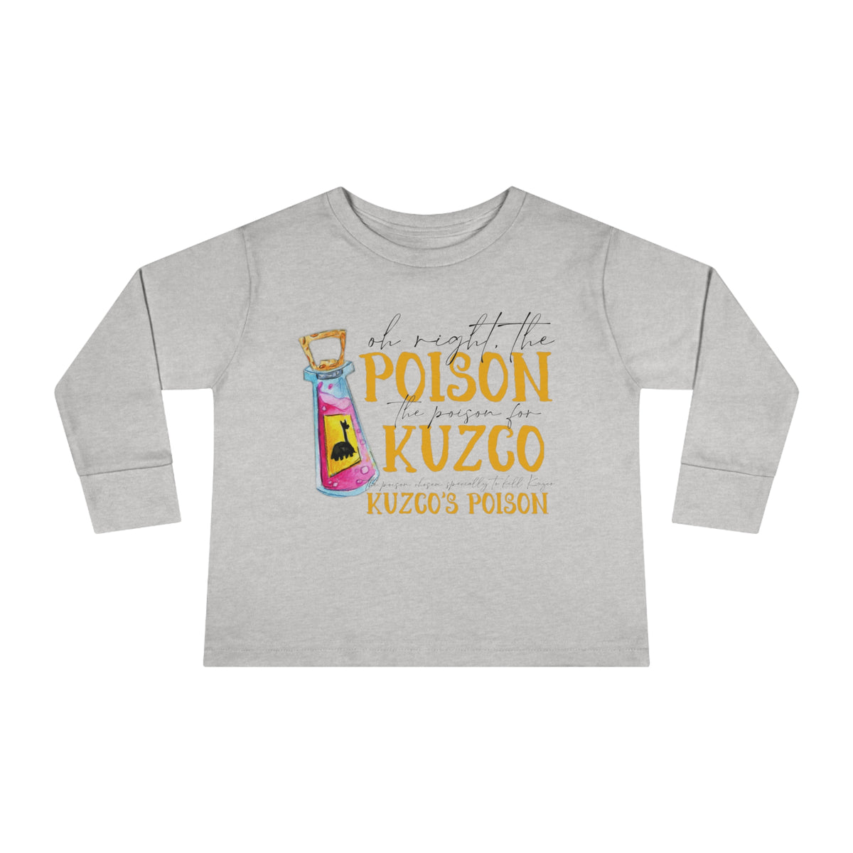 Oh Right The Poison Rabbit Skins Toddler Long Sleeve Tee