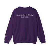 Joey's Journey Chromosome 6q Deletion Awareness Gildan Unisex Heavy Blend™ Crewneck Sweatshirt