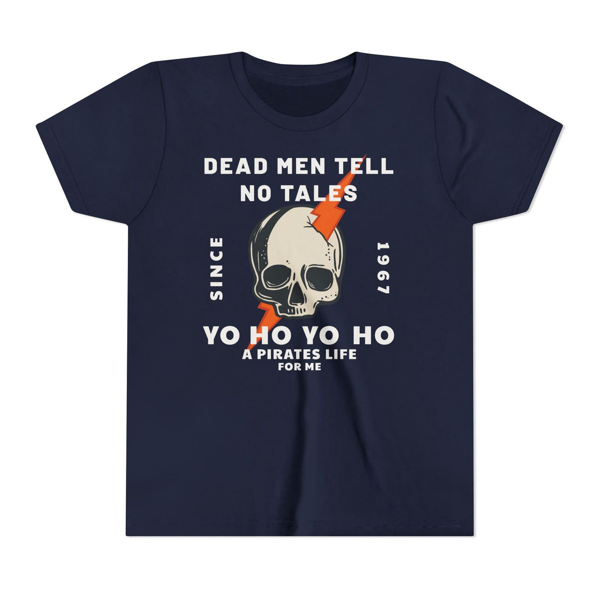 Dead Men Tell No Tales Bella Canvas Youth Short Sleeve Tee