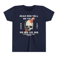 Dead Men Tell No Tales Bella Canvas Youth Short Sleeve Tee