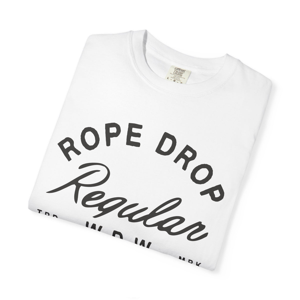 Rope Drop Regular Comfort Colors Unisex Garment-Dyed T-shirt