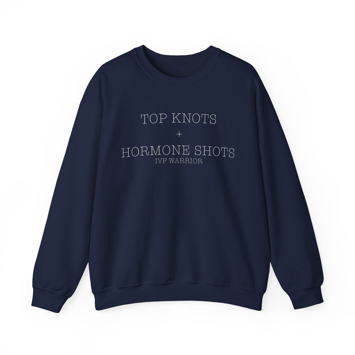 Top Knots And Hormone Shots Gildan Unisex Heavy Blend™ Crewneck Sweatshirt