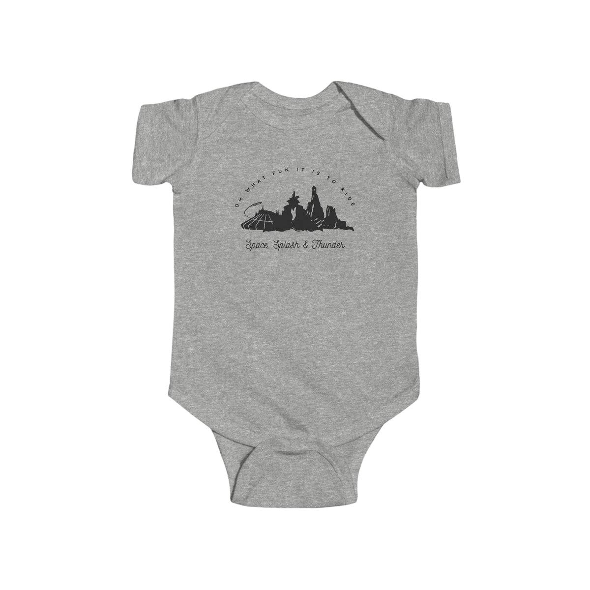 Oh What Fun It Is To Ride Rabbit Skins Infant Fine Jersey Bodysuit
