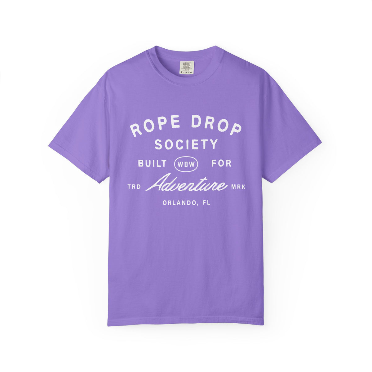 Rope Drop Society Comfort Colors Unisex Garment-Dyed T-shirt