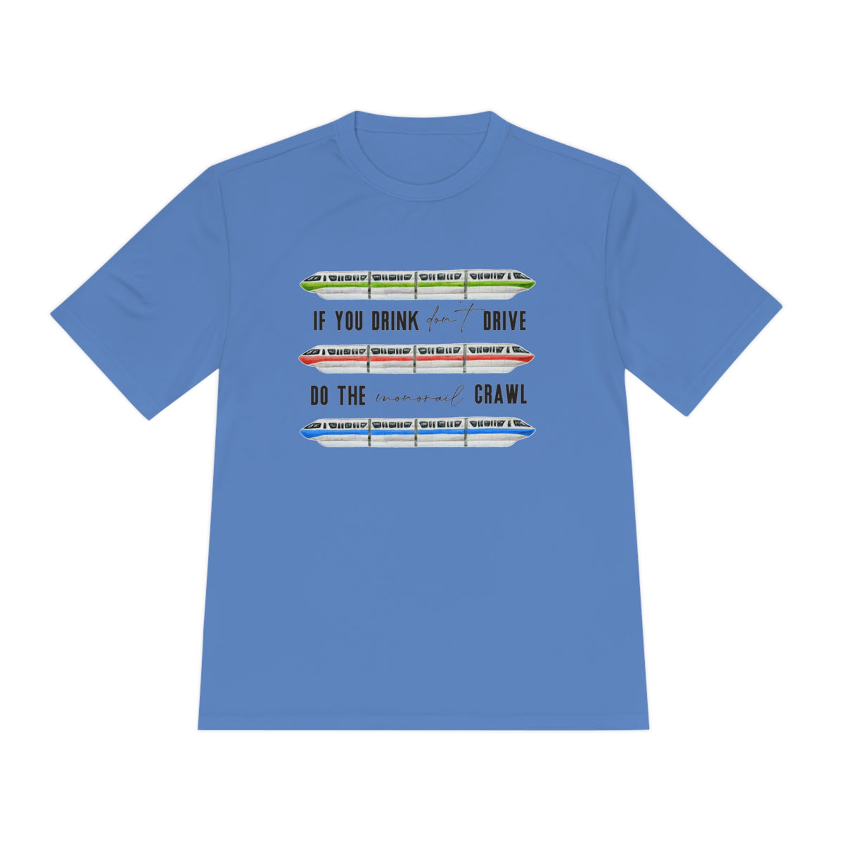 Monorail Crawl Unisex Moisture Wicking Tee