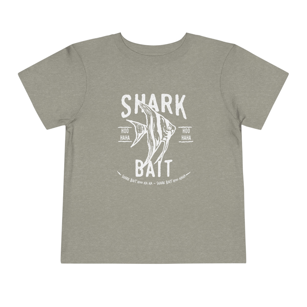 Shark Bait Hoo Haha Bella Canvas Toddler Short Sleeve Tee