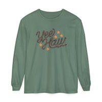 Yee Haw Comfort Colors Unisex Garment-dyed Long Sleeve T-Shirt