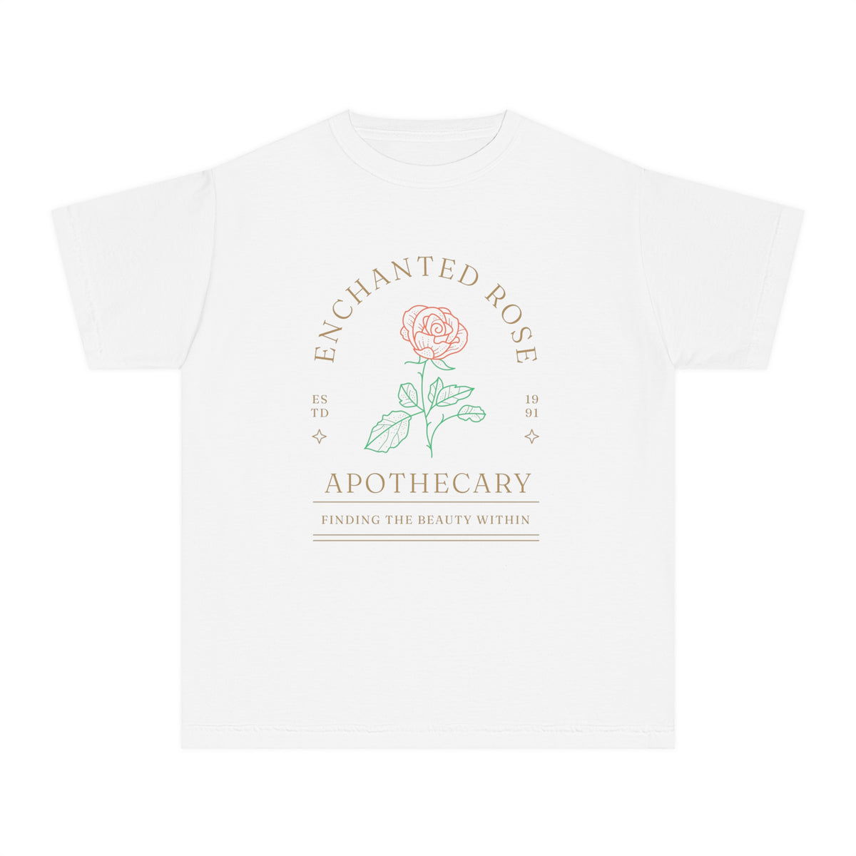 Enchanted Rose Apothecary Comfort Colors Youth Midweight Tee