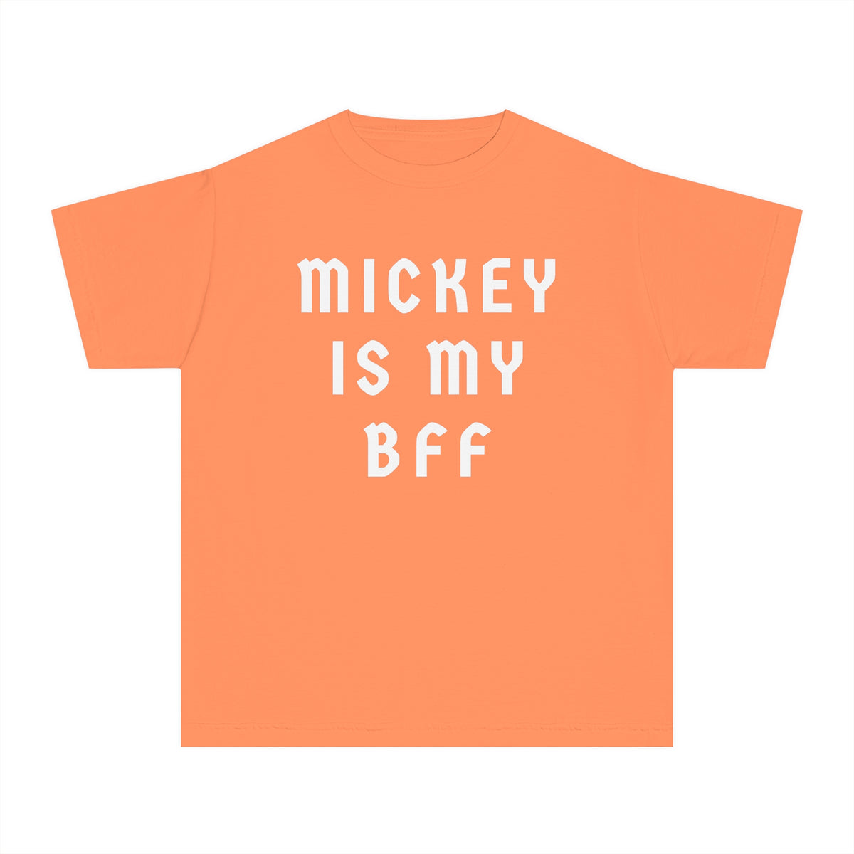 Mickey Is My BFF Comfort Colors Youth Midweight Tee