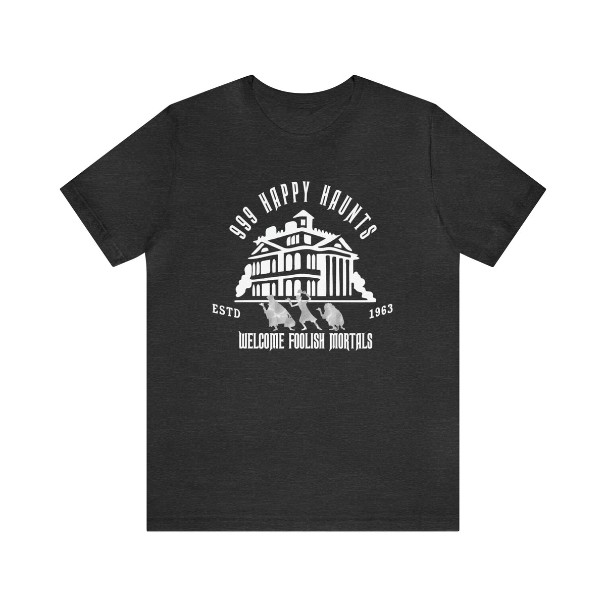 999 Happy Haunts Bella Canvas Unisex Jersey Short Sleeve Tee