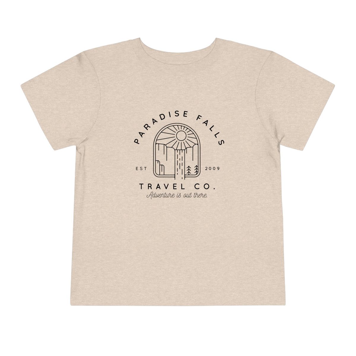 Paradise Falls Vacation Co. Bella Canvas Toddler Short Sleeve Tee