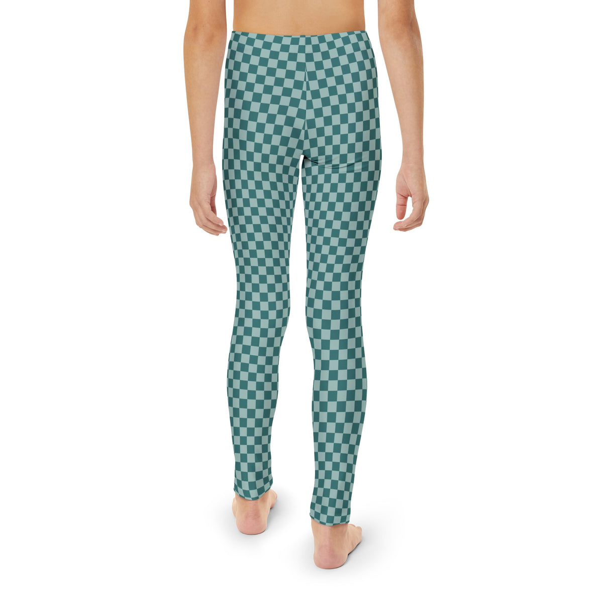 Checked Youth Full-Length Leggings