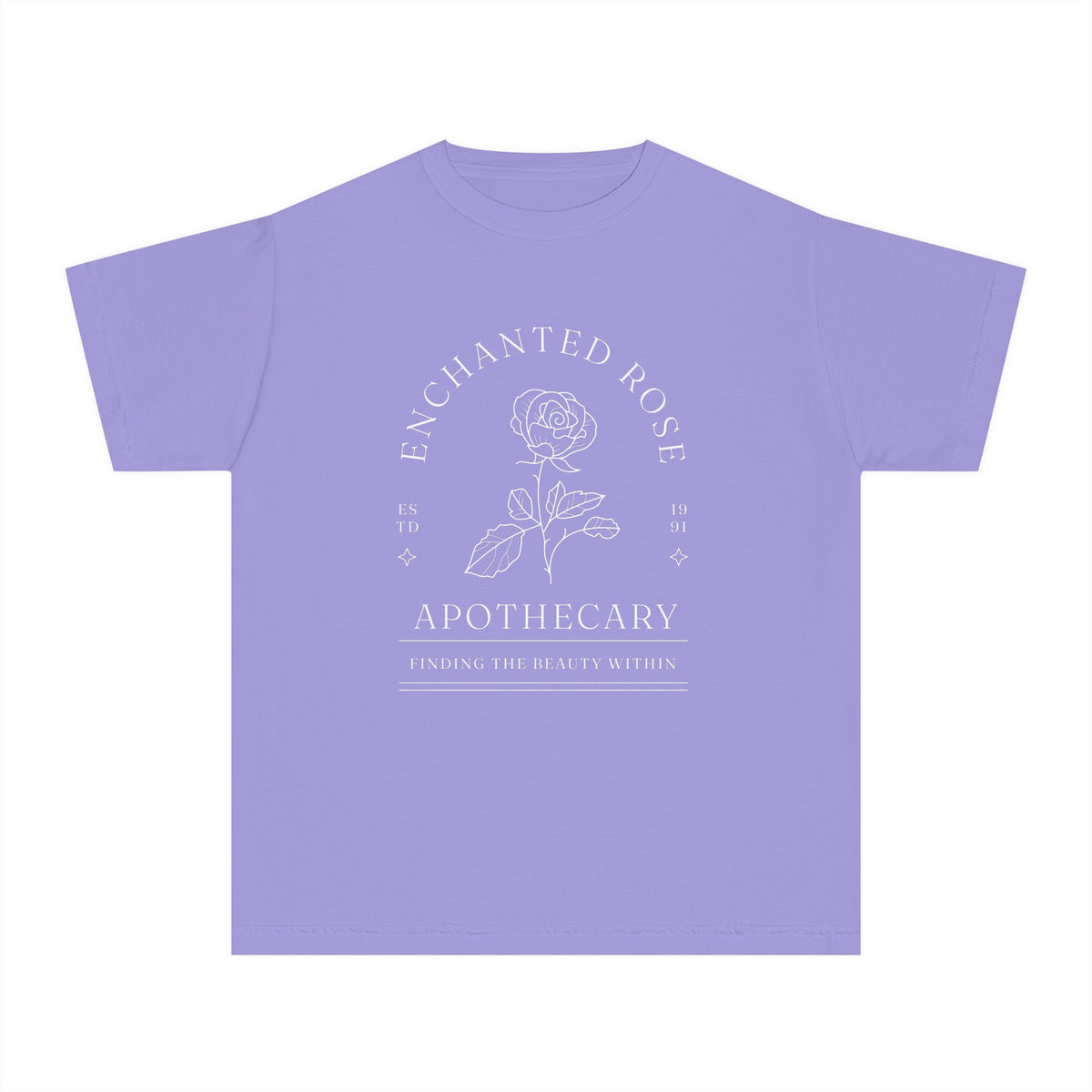 Enchanted Rose Apothecary Comfort Colors Youth Midweight Tee