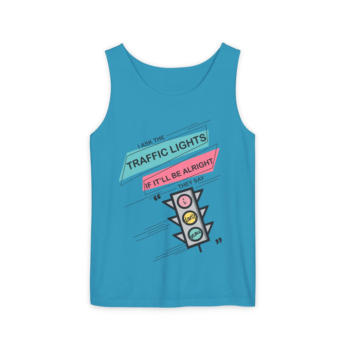 Traffic Lights Swiftie Comfort Colors Unisex Garment-Dyed Tank Top