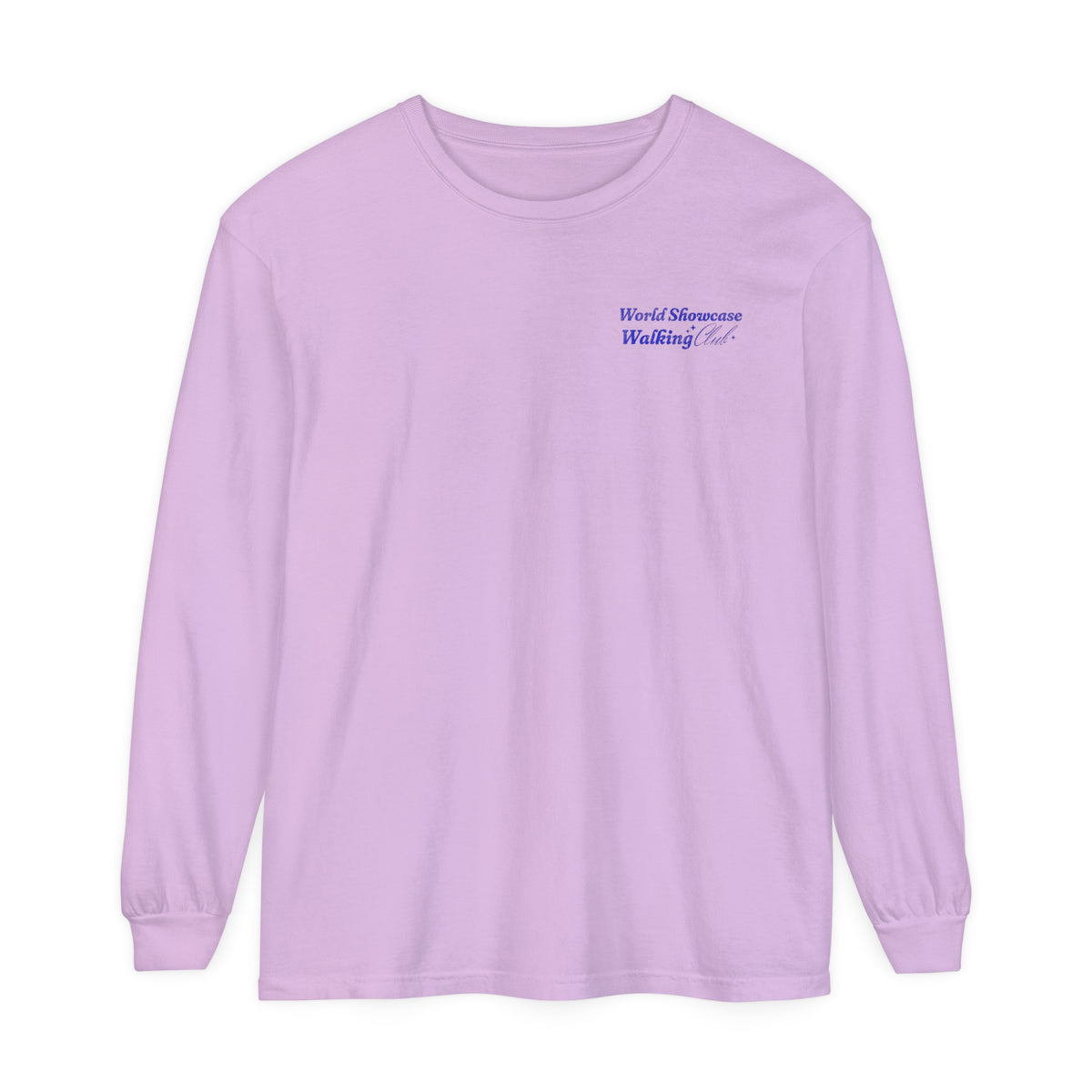 World Showcase Walking Club Comfort Colors Unisex Garment-dyed Long Sleeve T-Shirt