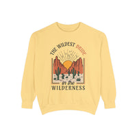 Wildest Bride In The Wilderness Comfort Colors Unisex Garment-Dyed Sweatshirt
